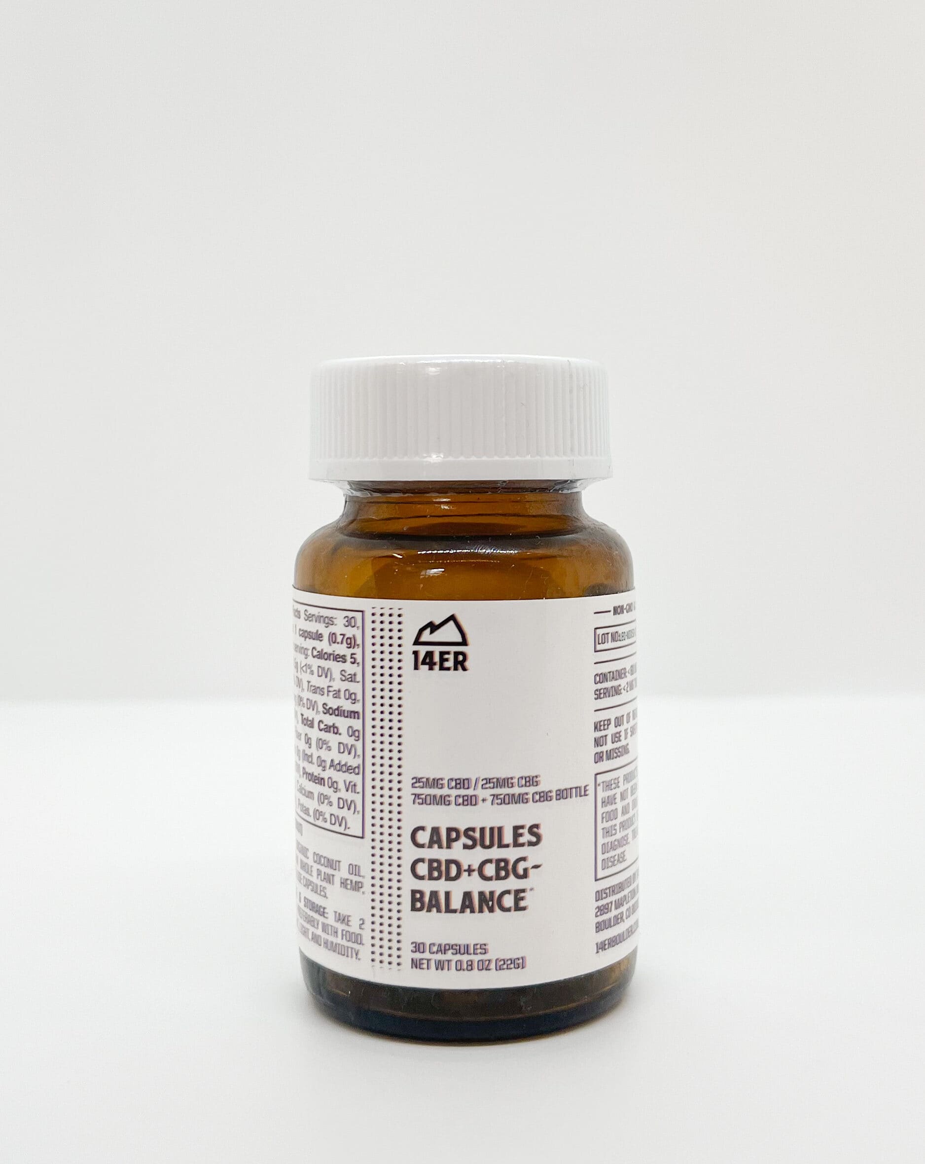 Capsules CBD+CBG-Balance