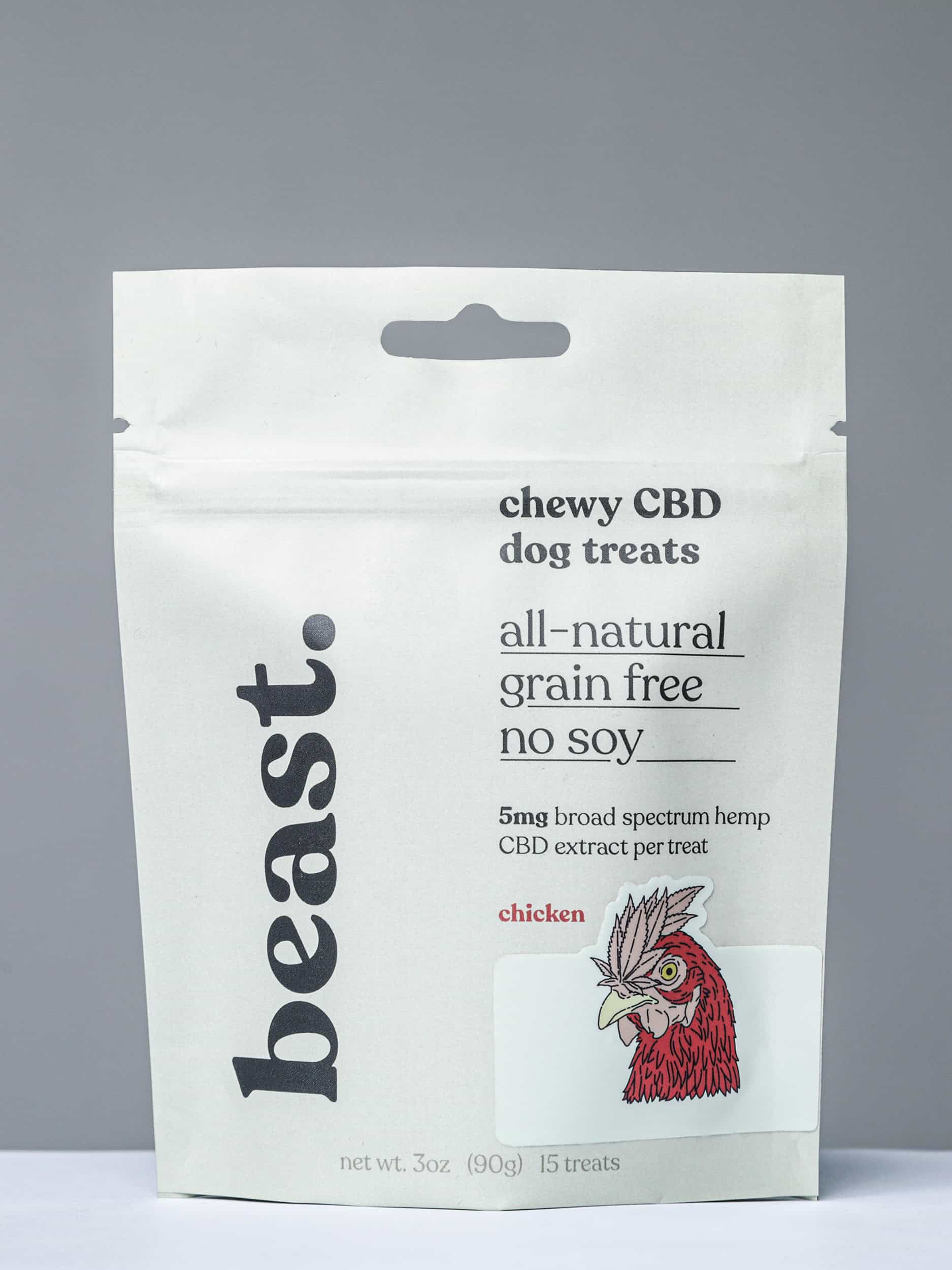 beast chicken treats 15 count 5mg each