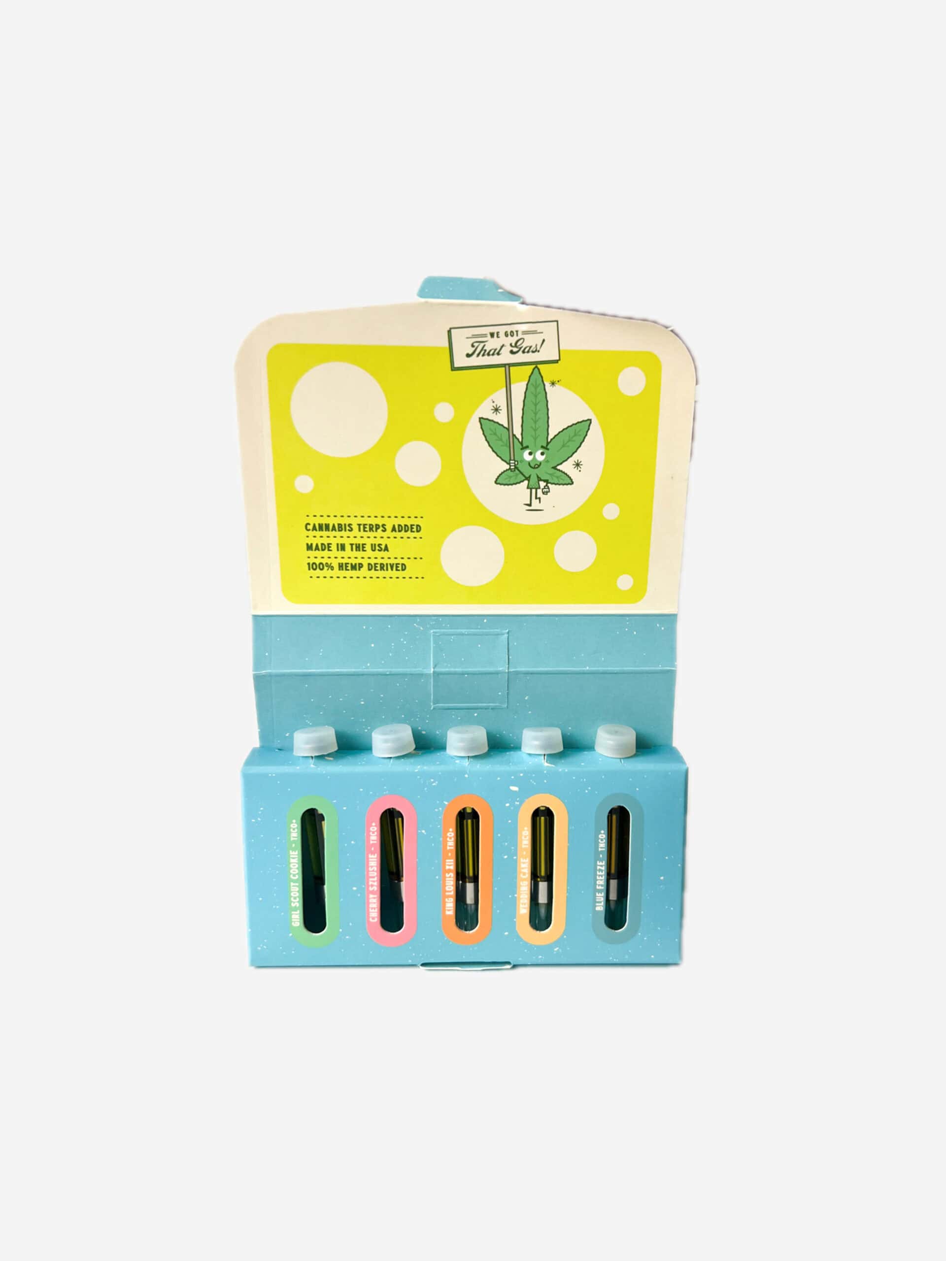 Gramps THCo vape variety 5pack front of carton